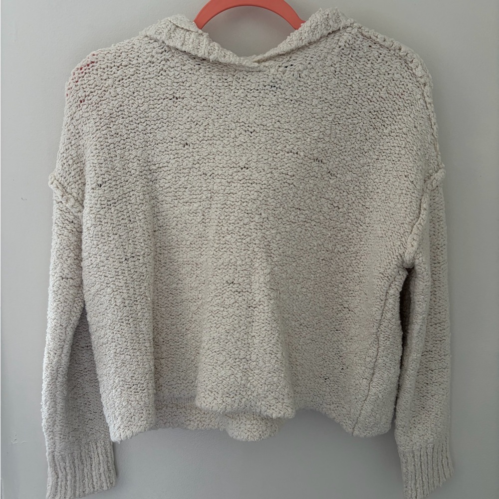 American Eagle Outfitters Cream Cowl Neck Sweater